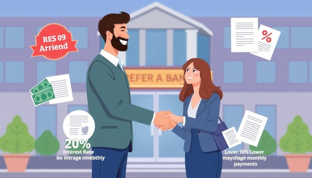 Что такое акция Приведи друга в ипотечных программах банков? - иллюстрация