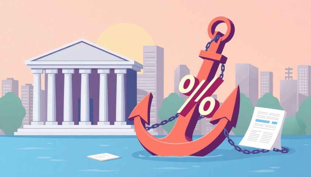 Якорная ставка по ипотеке: что это и как влияет на переплату по кредиту Что такое якорная ставка по ипотеке? - иллюстрация
