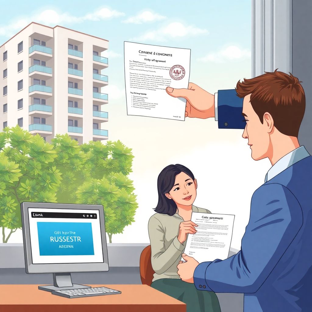 Как происходит смена собственника в ипотечной квартире (например, при дарении)?