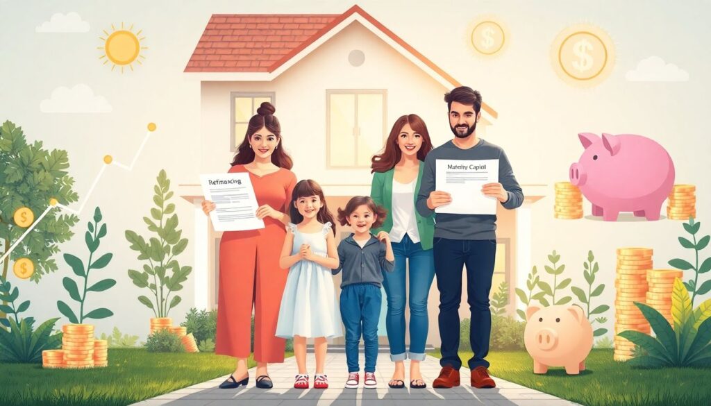 Как происходит рефинансирование ипотеки с использованием материнского капитала? - иллюстрация