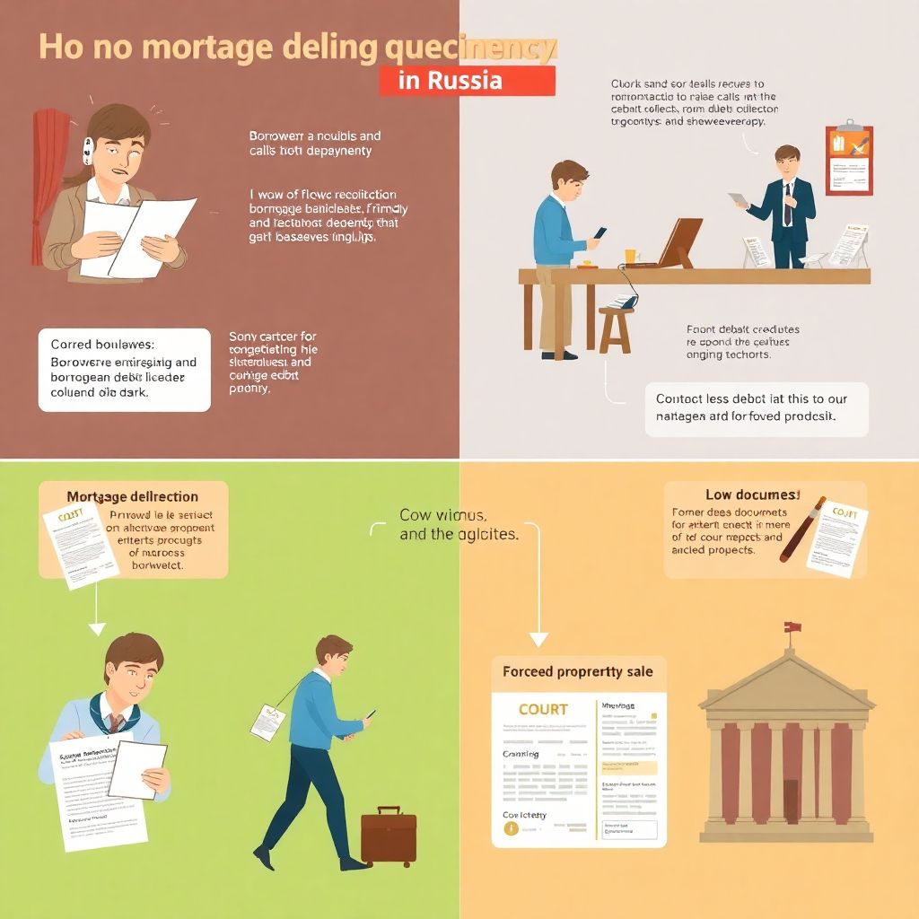 Как происходит взаимодействие с коллекторами в случае большой просрочки по ипотеке?