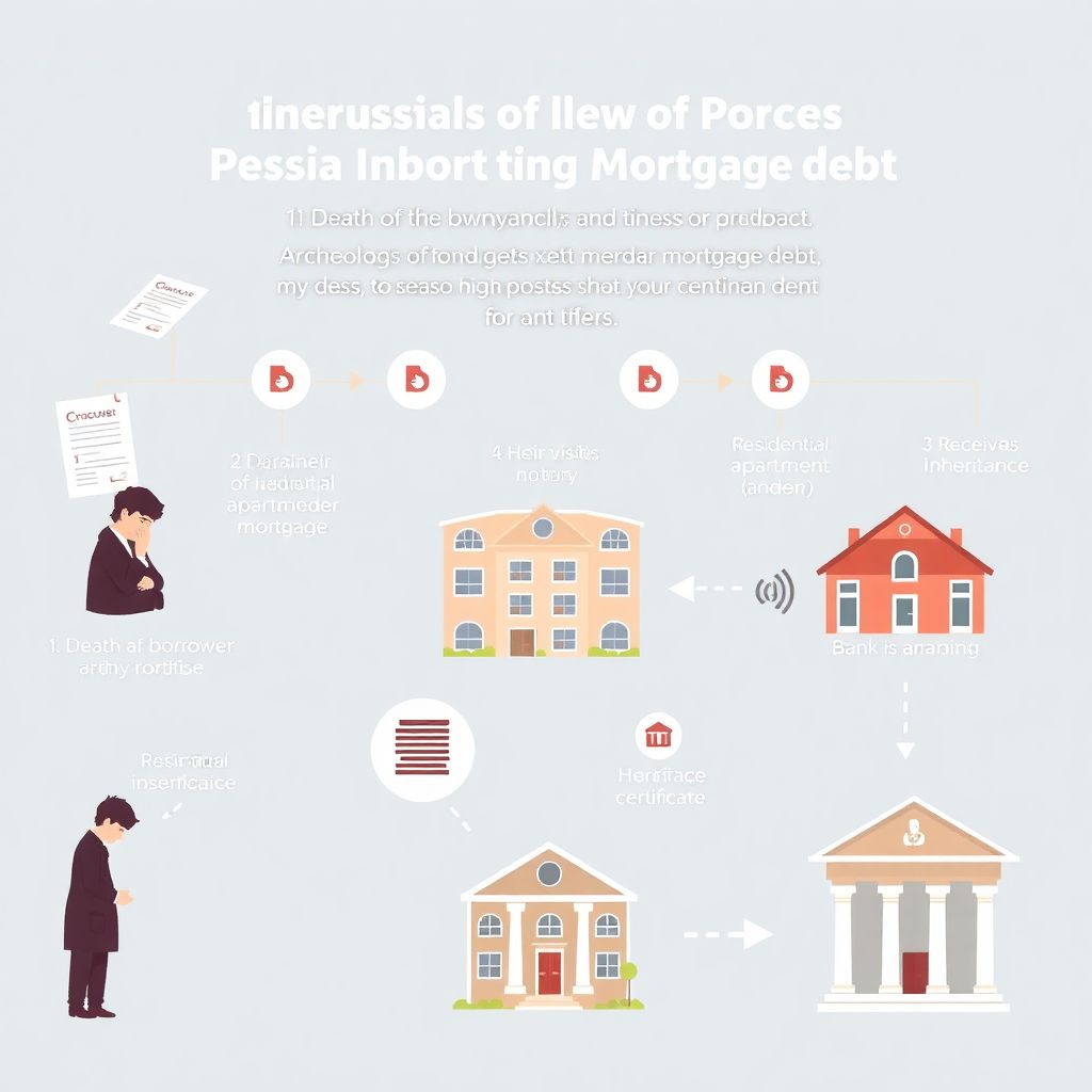 Как происходит процесс вступления в наследство на ипотечный долг?