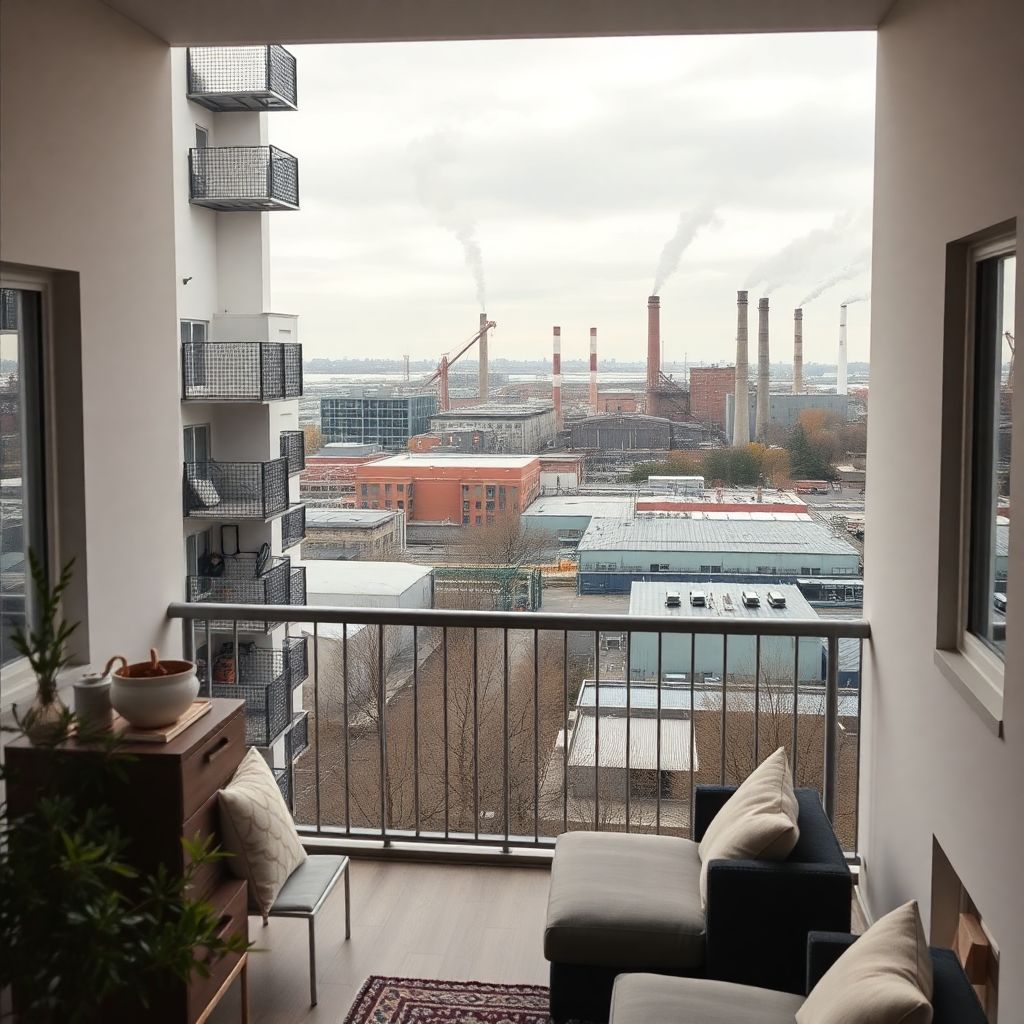 Как происходит оценка квартиры с видом на промзону?