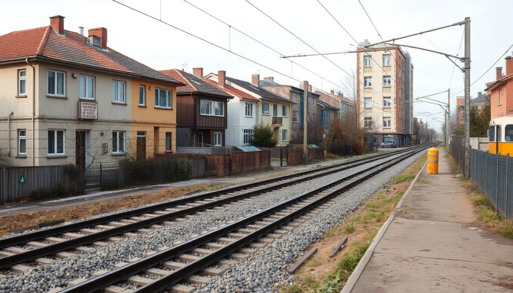 Как происходит оценка квартиры, если рядом проходит железная дорога? - иллюстрация