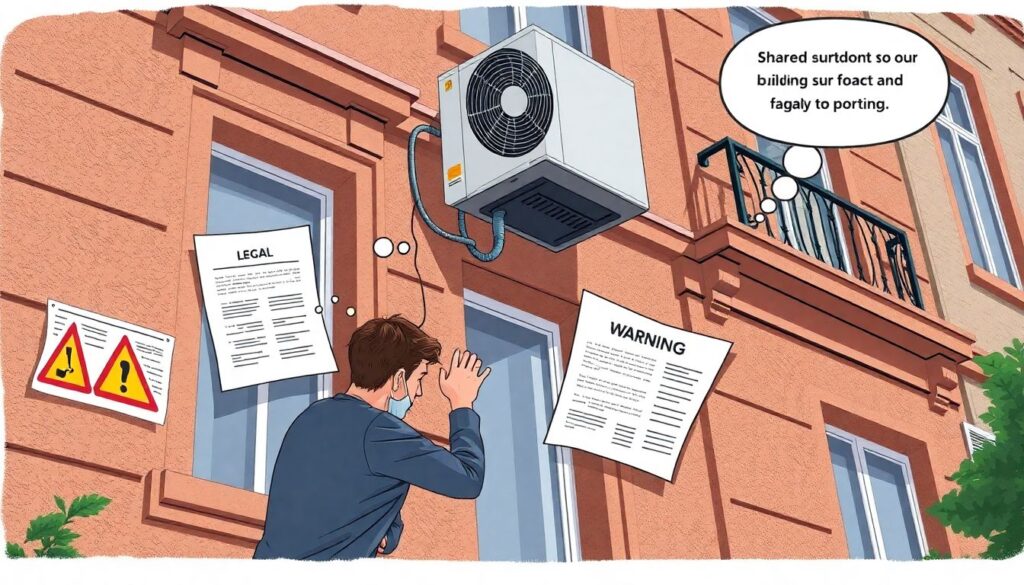 Что делать, если вы хотите получить разрешение банка на установку кондиционера на фасаде? - иллюстрация