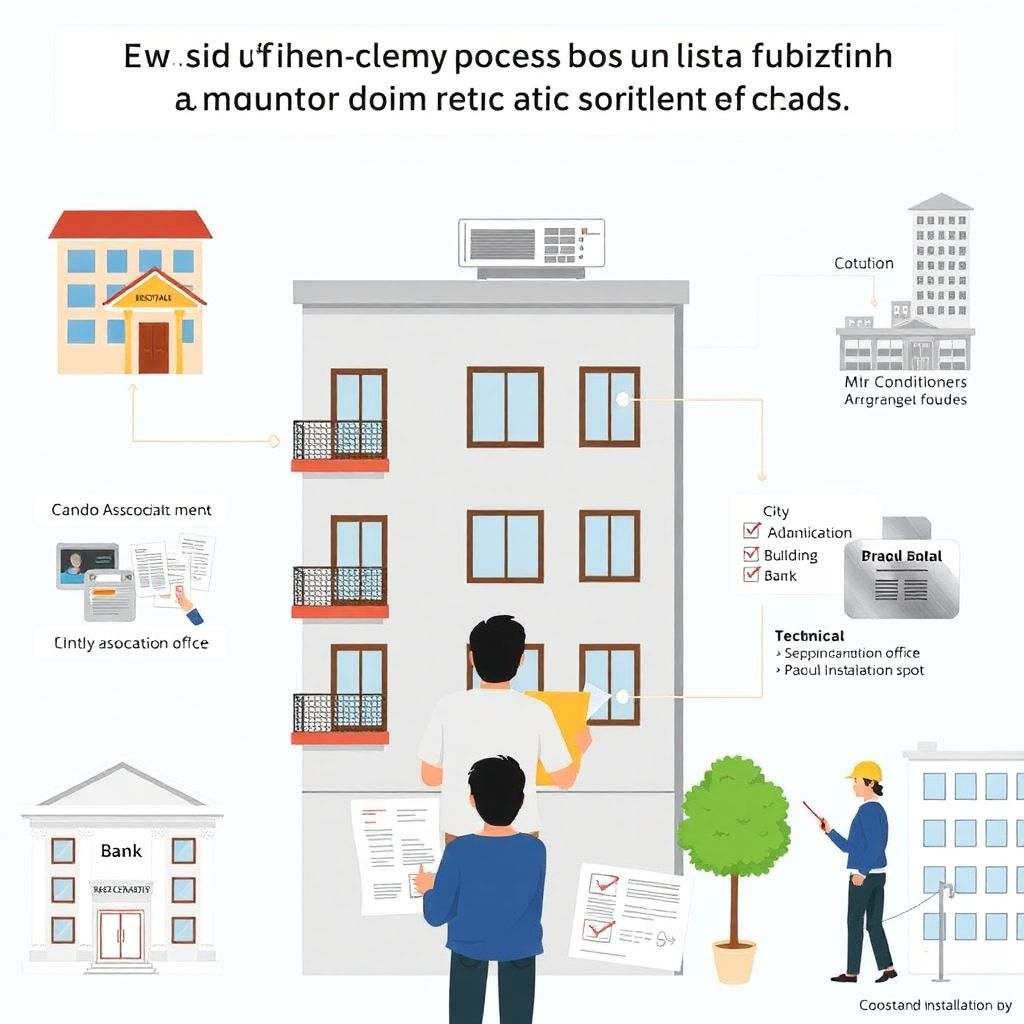 Что делать, если вы хотите получить разрешение банка на установку кондиционера на фасаде?