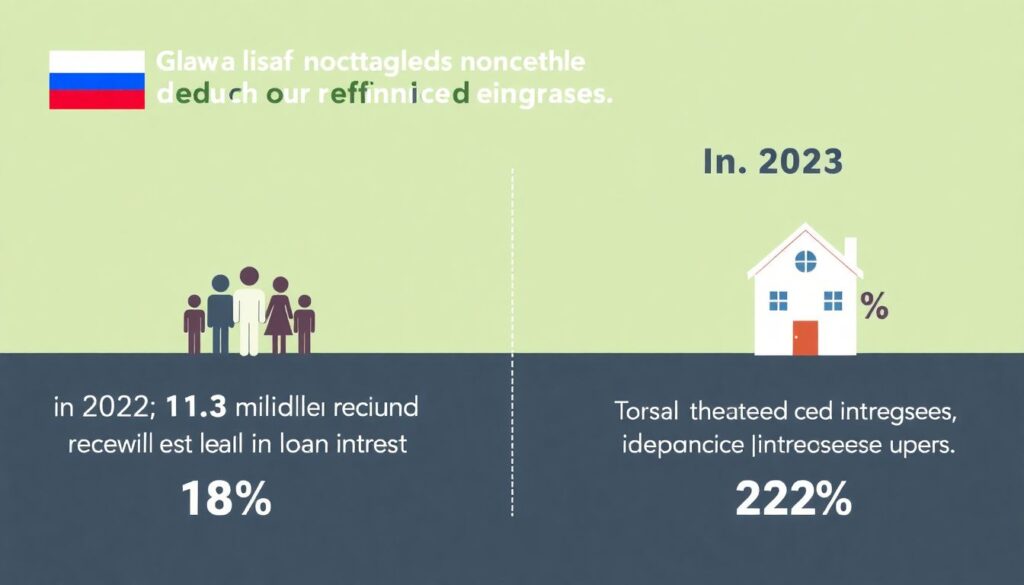 Налоговый вычет за проценты при рефинансировании ипотеки: как получить правильно Как происходит процесс получения налогового вычета за проценты, если ипотека рефинансирована? - иллюстрация