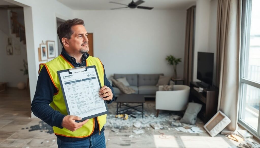 Как происходит оценка квартиры после затопления или другого ущерба? - иллюстрация