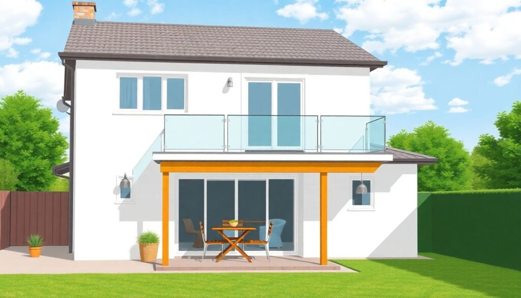 Как происходит оценка квартиры, если у нее есть терраса или собственный дворик? - иллюстрация