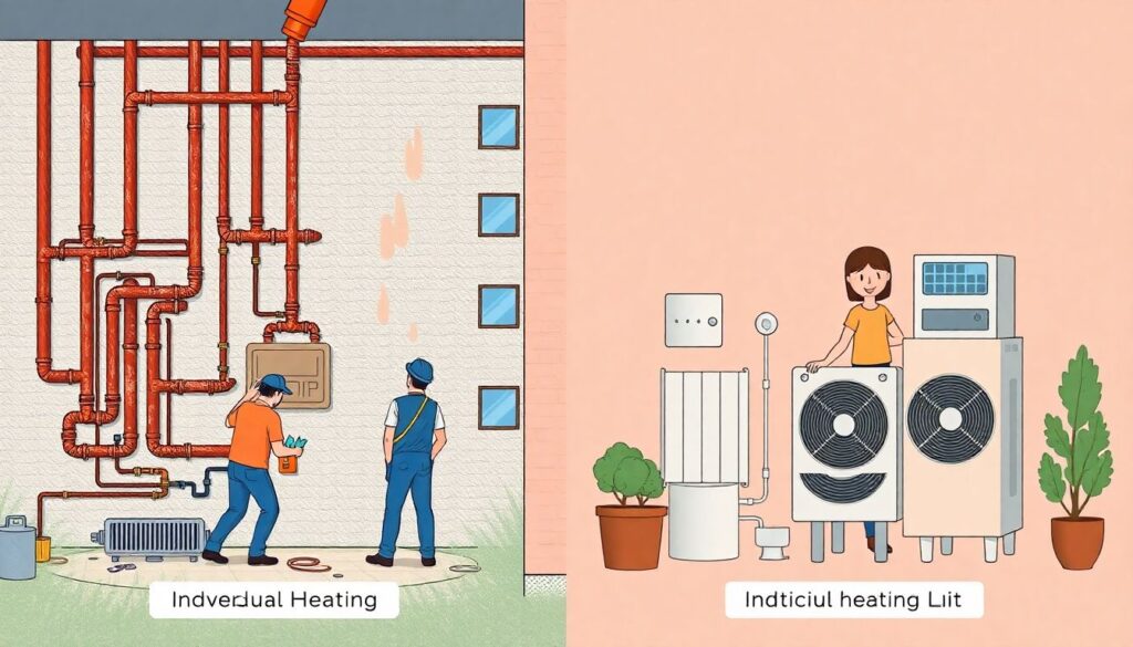 Как происходит оценка квартиры, если она находится в доме без центрального отопления? - иллюстрация