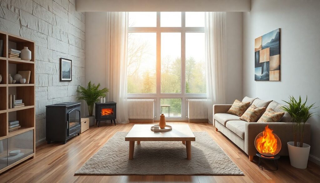 Как происходит оценка квартиры, если она находится в доме без центрального отопления? - иллюстрация