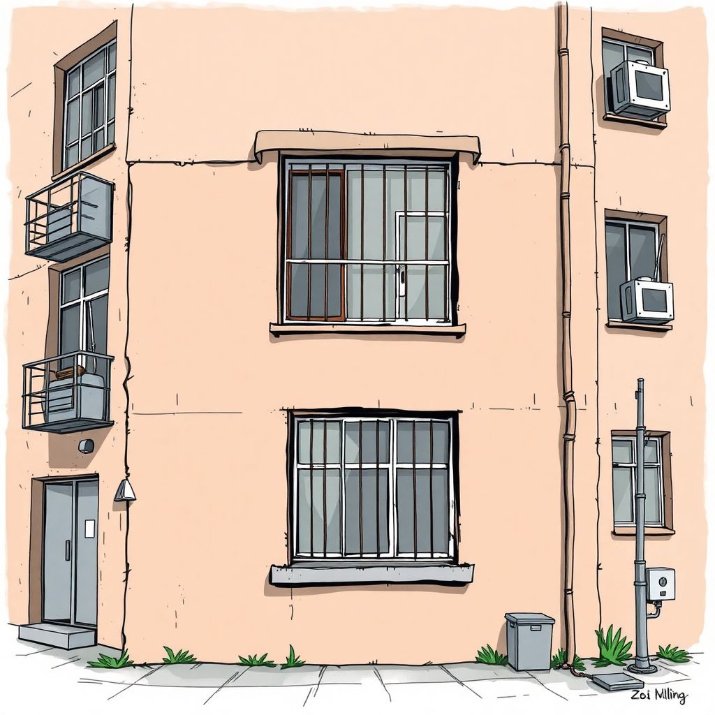 Как происходит оценка квартиры, если она находится на первом этаже без решеток?