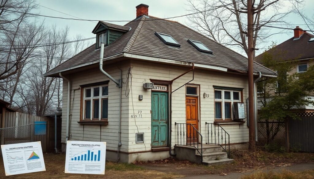 Как происходит оценка квартиры, если она находится в доме с ветхими коммуникациями? - иллюстрация