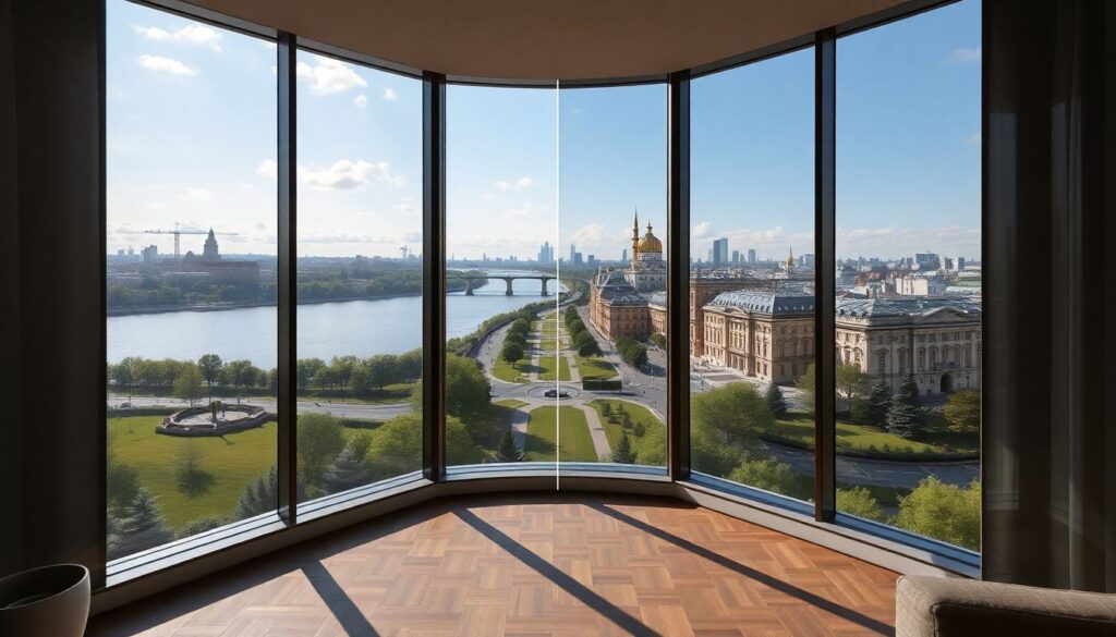 Как происходит оценка квартиры, если она находится в доме с панорамным остеклением? - иллюстрация