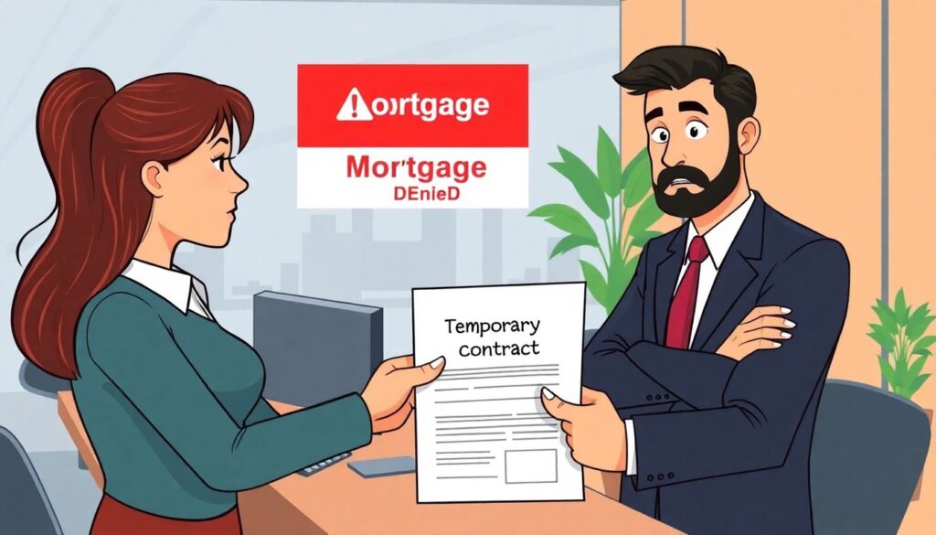 Как происходит процесс оформления ипотеки, если вы работаете по срочному трудовому договору? - иллюстрация