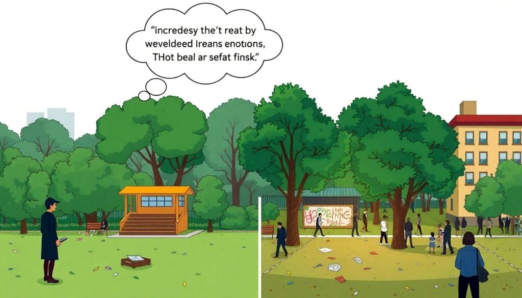 Как происходит оценка квартиры, если она находится в районе с парками и скверами? - иллюстрация