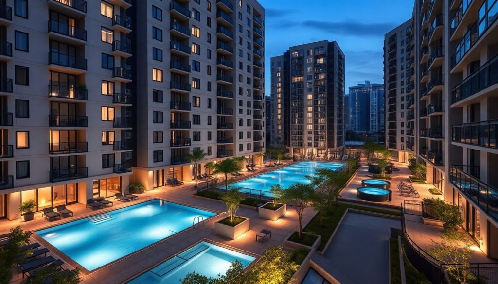 Как происходит оценка квартиры, если она находится в доме с бассейном или спортзалом? - иллюстрация