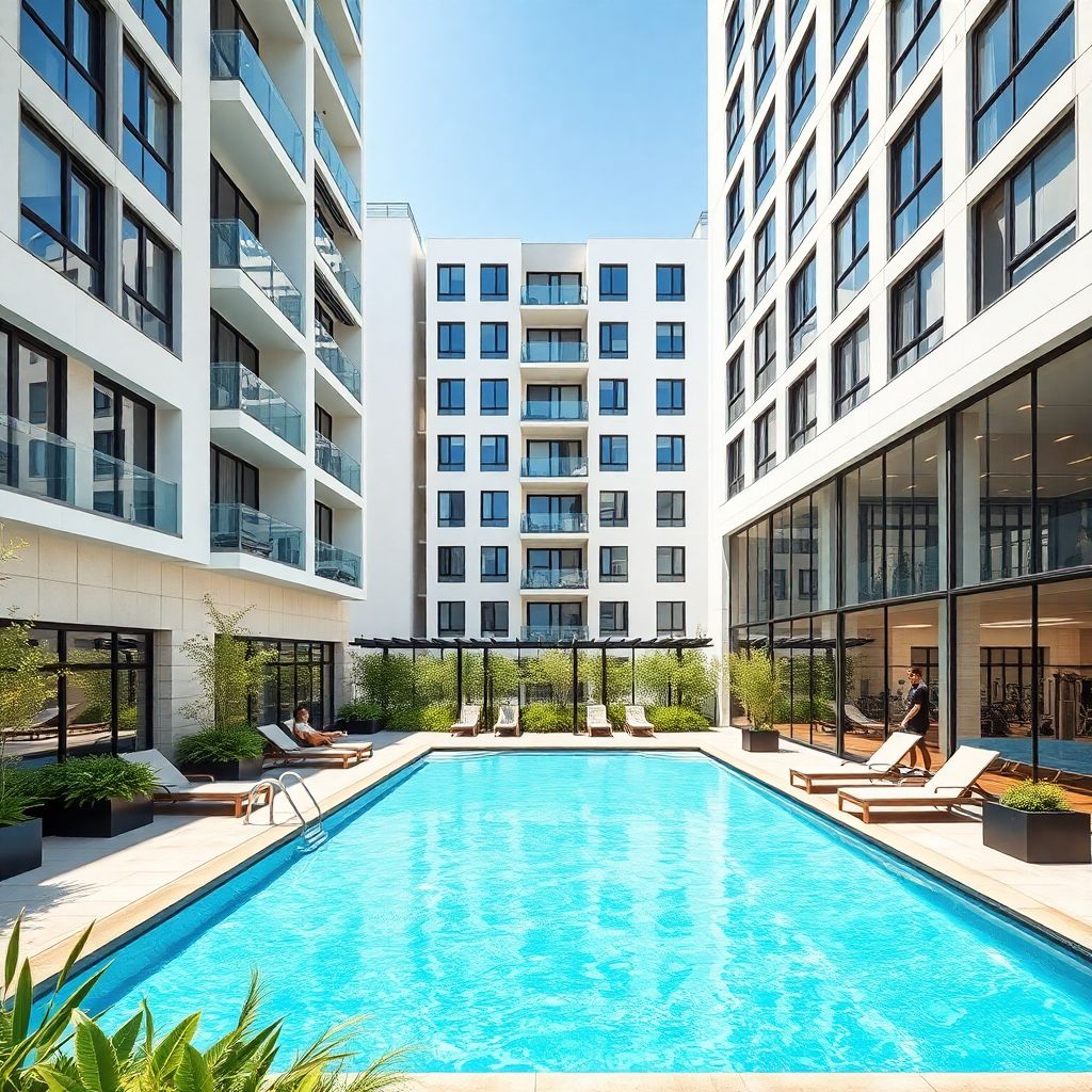 Как происходит оценка квартиры, если она находится в доме с бассейном или спортзалом?