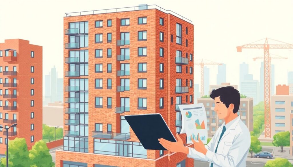 Как происходит оценка квартиры, если она находится в доме, построенном по технологии монолит-кирпич? - иллюстрация