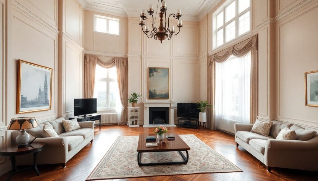 Как происходит оценка квартиры, если она находится в доме с высокими потолками? - иллюстрация