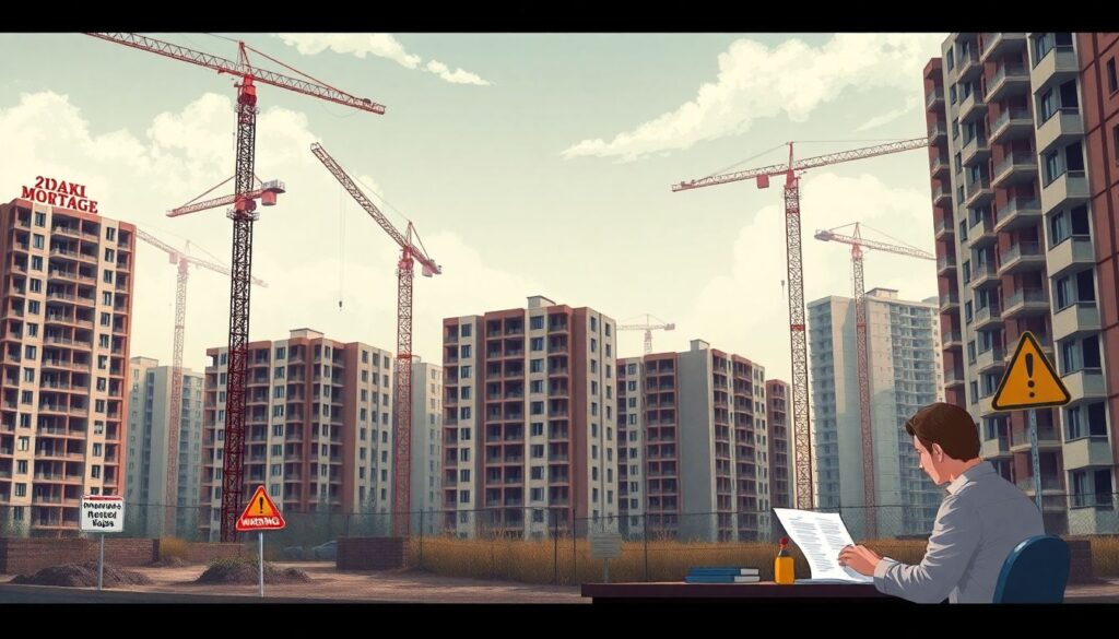 Что такое ипотека на приобретение жилого помещения на этапе строительства? - иллюстрация