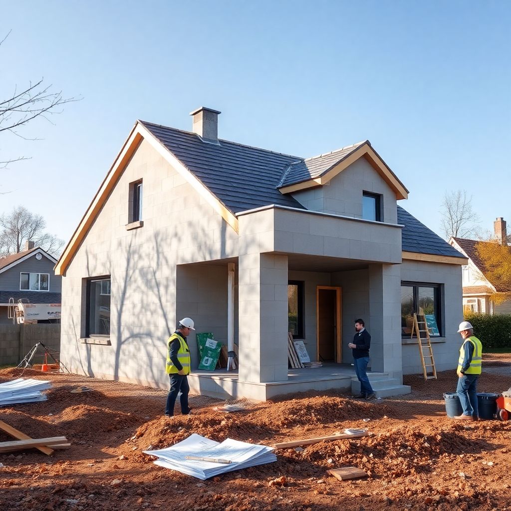 Что такое ипотека на строительство дома из газобетона?