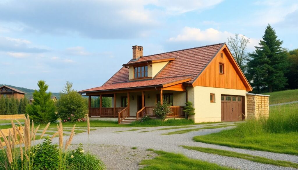 Что такое ипотека на загородный дом с гаражом? - иллюстрация