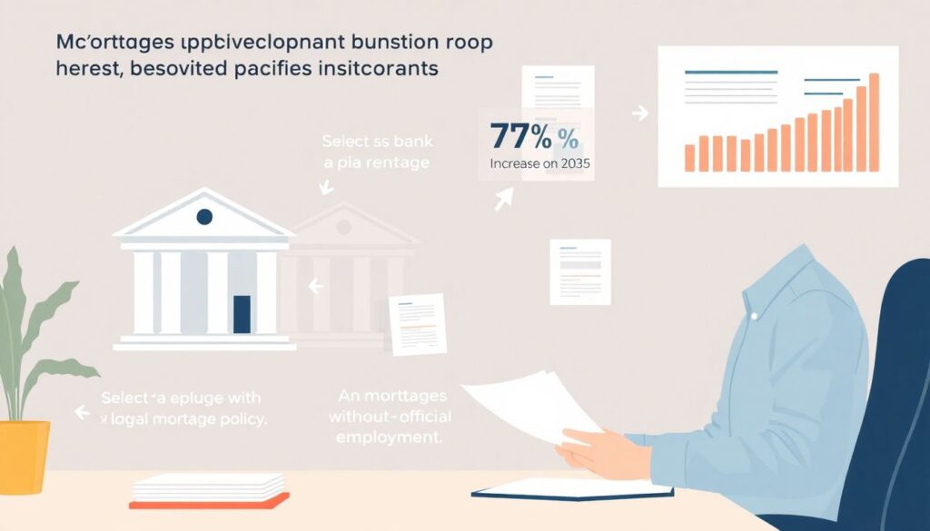 Как происходит процесс получения ипотеки, если вы работаете на себя, но не оформлены? - иллюстрация