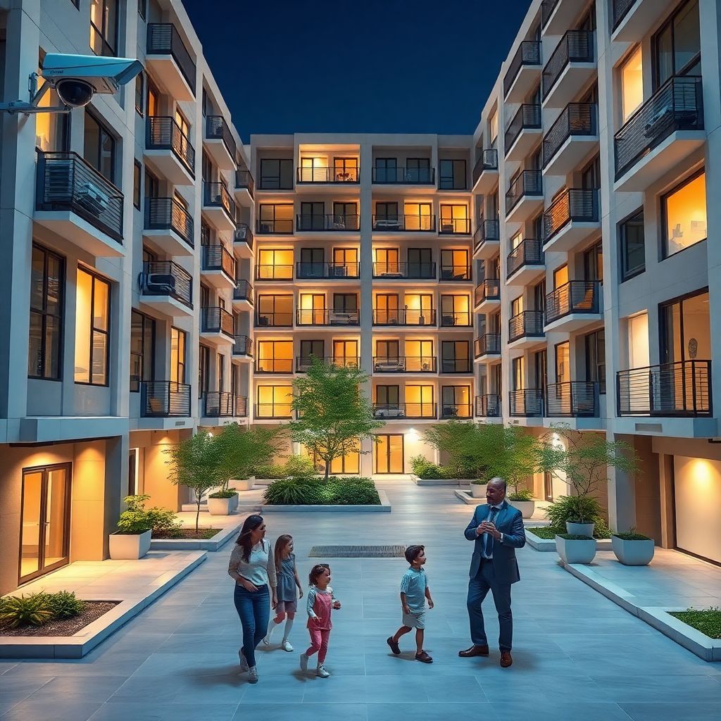 Как происходит оценка квартиры, если она находится в доме с видеонаблюдением?